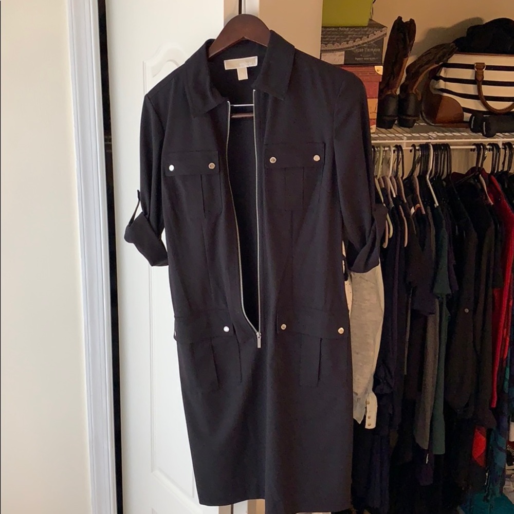 Micheal kors black pocket/shift dress